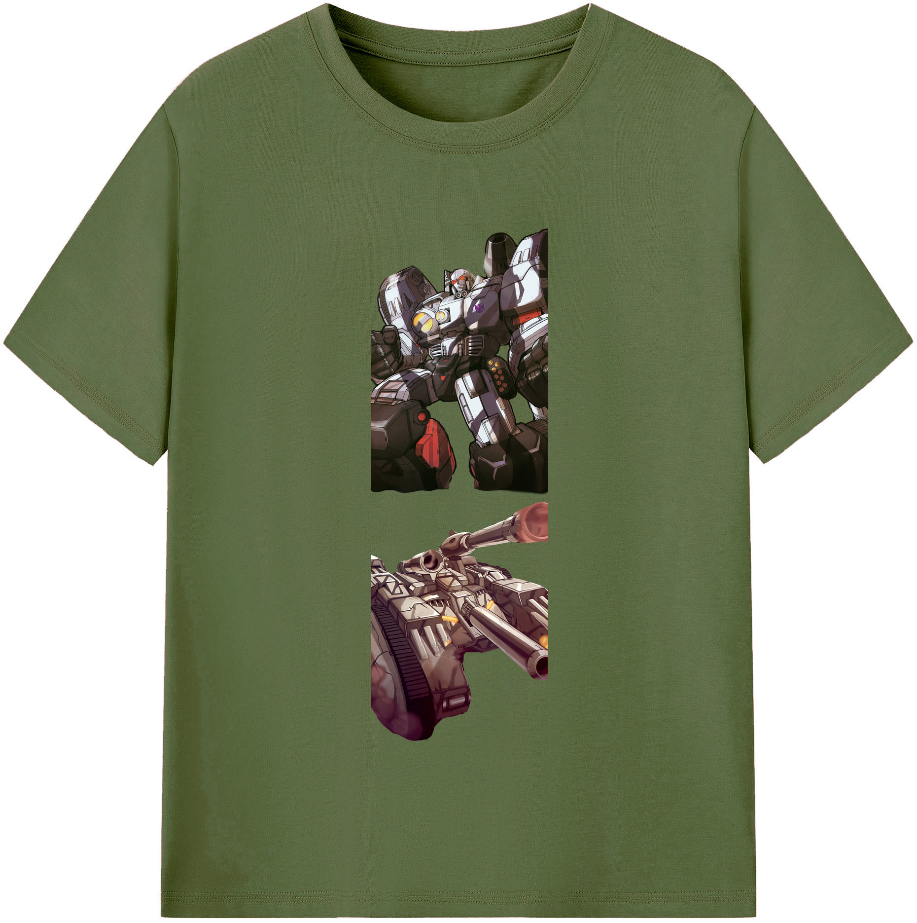 （画像用） Transformers トランスフォーマー 綿100％半袖Tシャツ（フロントプリント）